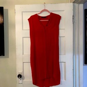 Red dress in 100% Silk by Allsaints